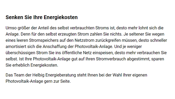 Energiekosten Senken für 01936 Neukirch