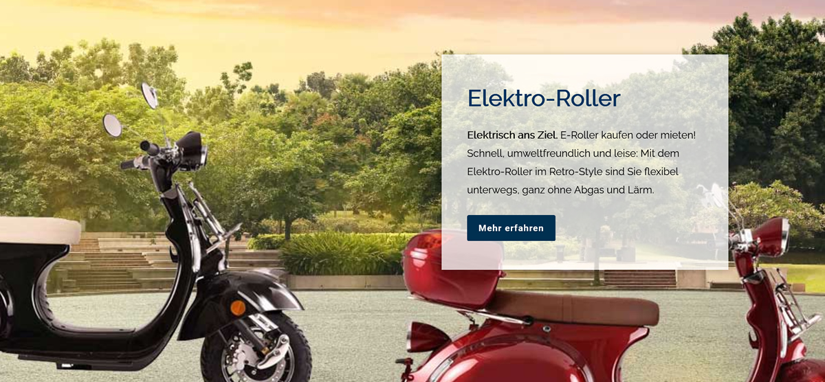 Helbig Elektro Roller für  Pirna