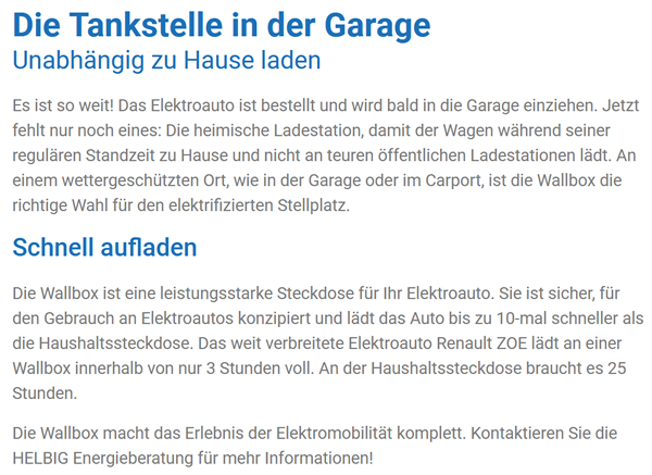 Schnellladestation Garage für  Pirna