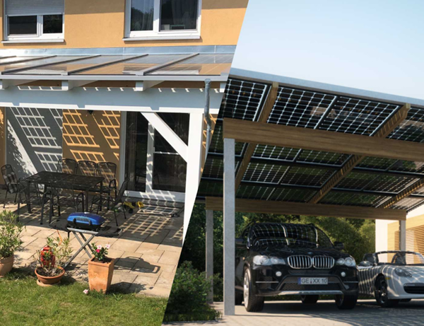 Solar Terrassen im Raum  Pirna
